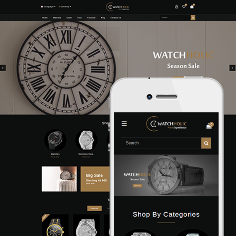 Watch Store - OpenCart 3 Multi-Purpose Theme