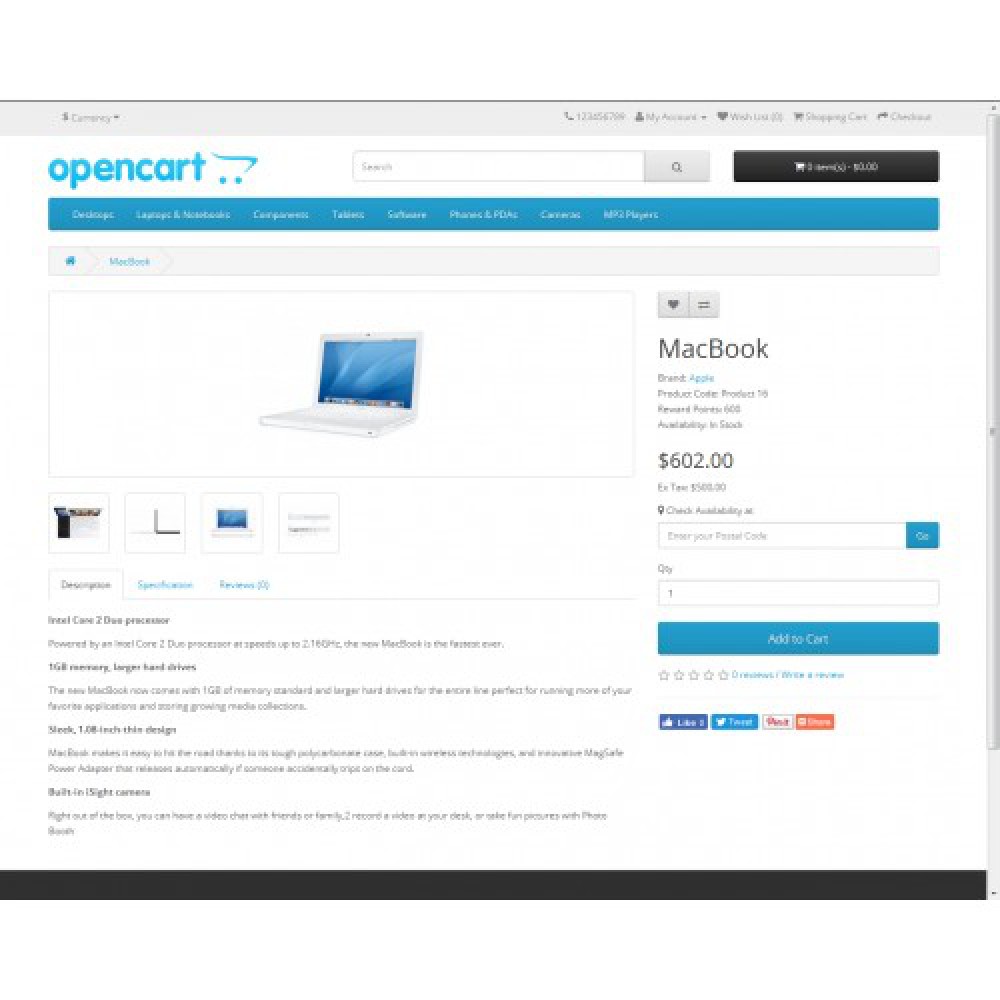 OpenCart Postal Code Manager Opencart Extension