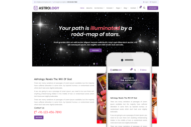 Astrology Bootstrap Template