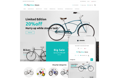 Bikes Shop Multipurpose Opencart 3x Theme