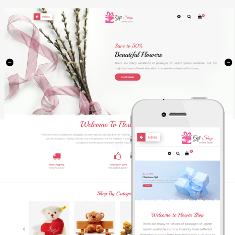 Gift & Flowers - OpenCart 3 Multi-Purpose Theme