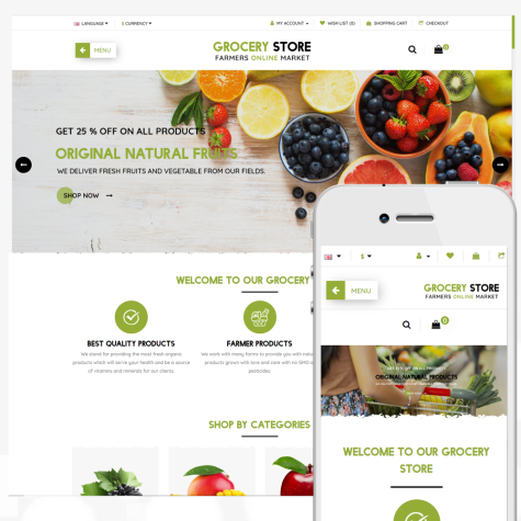 Grocery Store -  OpenCart 3 Multi-Purpose Theme ..