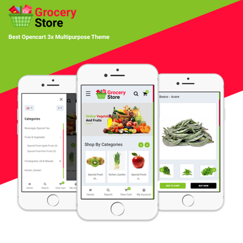 Mobile Grocery Theme..