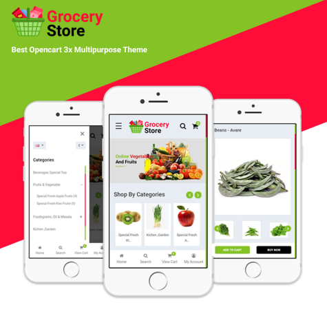 Mobile Grocery Theme