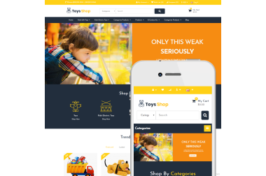 Toys Shop - Baby Store OpenCart3 Multipurpose Theme